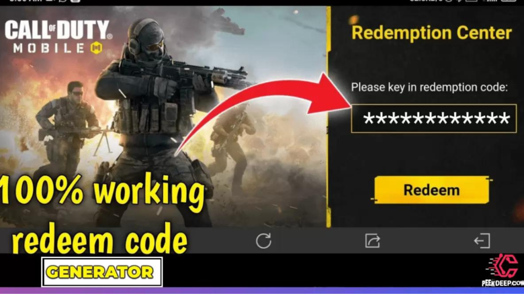 Today CODM Redeem Code